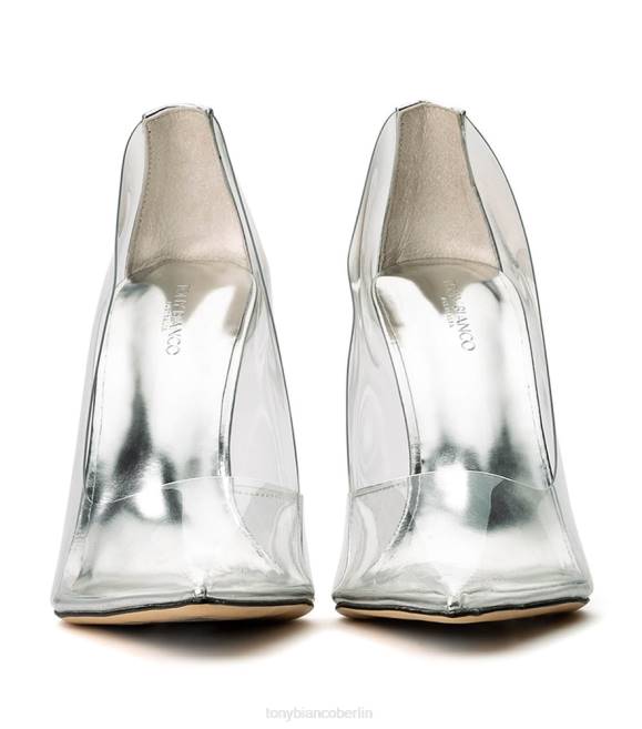 Stöckelschuhe| de Tony Bianco Frauen Alijah Heels klares Vinylit/Silber 4624205